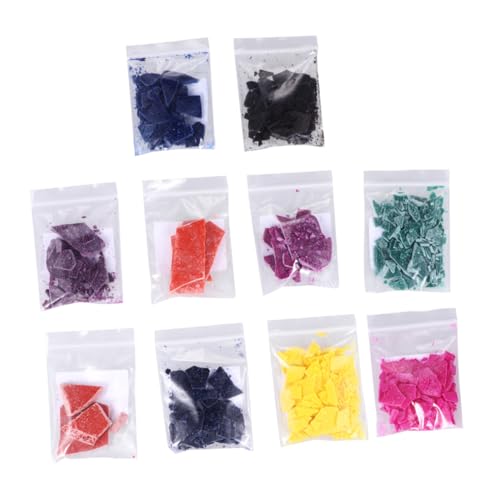 PHENOFICE 10St DIY sojawachsfarbe Färbeset für Kerzenfarbe Soja-Farbstoff Wachs-Lösungsmittel-Pigment Sojawachs basteln kerzenfarbe selber machen Wachsfarbe selber machen von PHENOFICE