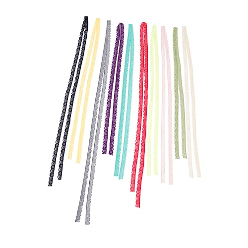 PHENOFICE 10St Stretch-Spitze handmass kleidung dekoring Sewing material köstüme nähen verschönerung handwerk Spitze nähen Band zum Nähen selber machen Spitzenbesatz Spitzennähte Polyester von PHENOFICE