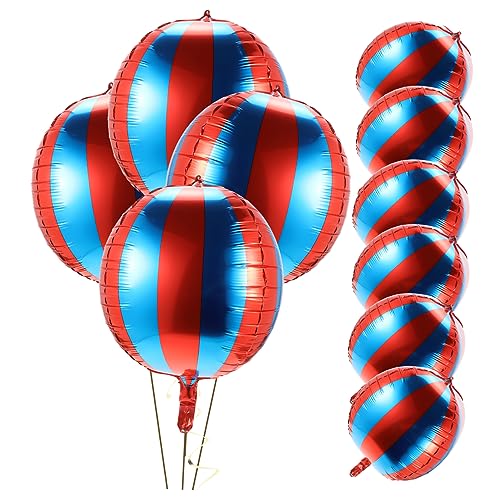 PHENOFICE 10st Runder Ballon Aus Aluminiumfolie Luftballons Aus Aluminiumfolie Folienballons Geburtstag Luftballons Aufblasbare Ballons Dekorationen Für Karnevals-mottopartys Partyballons von PHENOFICE