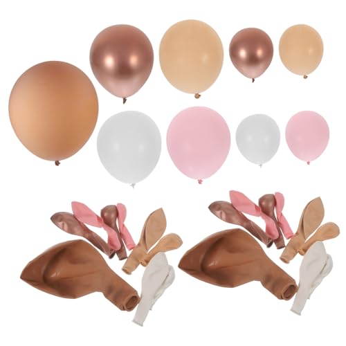 PHENOFICE 124 Stück Ballongirlanden-Set hochzeitsballons hochzeits ballons balloon birthday ballons garland grüne Luftballons Neutrale Ballongirlande Partyballons Bogen Emulsion von PHENOFICE