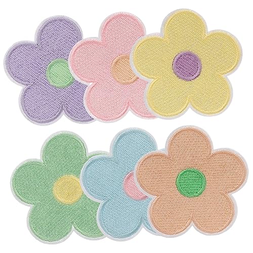 PHENOFICE 12St Aufnäher mit Blumenstickerei Stoffstickerei Dekoration Applikationspatch nähen DIY-Kits bestickt sticker für kleidung aufkleber kleidung Kleidungsdekore Nähwerkzeug Polyester von PHENOFICE