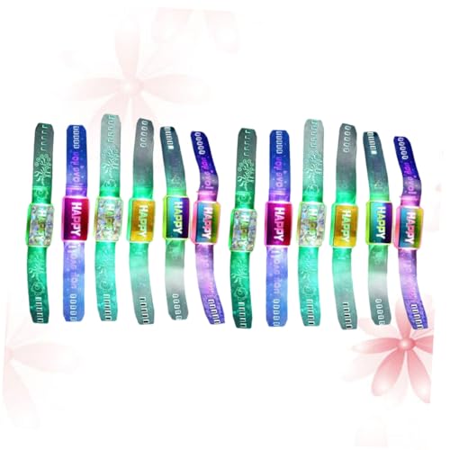 PHENOFICE 12St leuchtende Armbänder für Partys Armband Spielzeug Requisiten Armbänder Blitzspielzeug LED-Spielzeug Partygeschenke beleuchten LED-Armbänder leuchtende Armbänder für Konzerte von PHENOFICE