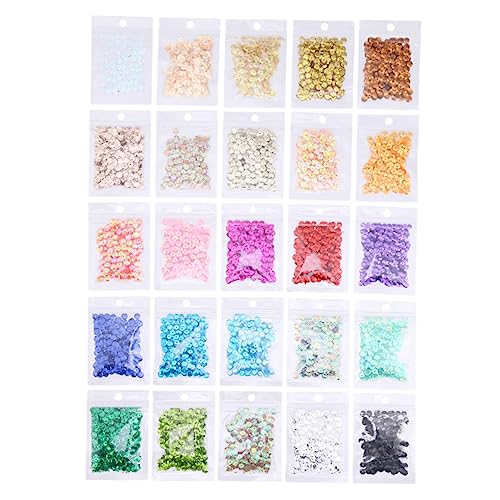 PHENOFICE 15 Packungen Stück Bekleidungsmaterial pailletten sequin schmuckherstellung Glänzend schmuck machen dekoringe para mesa de Schnappschuss DIY & Handwerk gefälschte Rosenköpfe runden von PHENOFICE