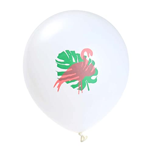 PHENOFICE 15 Teiliges Flamingo Ballon Set Mit Lustigem Blattdruck 5 Flamingo 5 Rosa Und 5 Grüne Muster Dekoration Für Geburtstagsfeiern Und Festivals Helium Geeignet von PHENOFICE