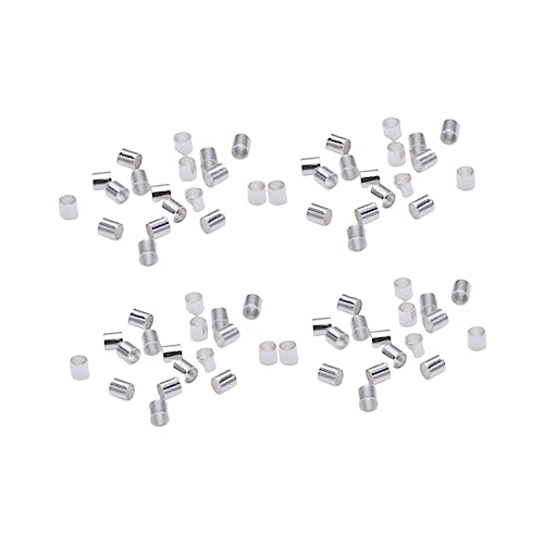 PHENOFICE 1500 Stk Quetschperlen schmuckherstellung schmuck machen Schmuckdesign beads for jewellery making Kupferrohr Halskette Perle Armbandperlen Charme glatte Perlen Kupferperlen von PHENOFICE