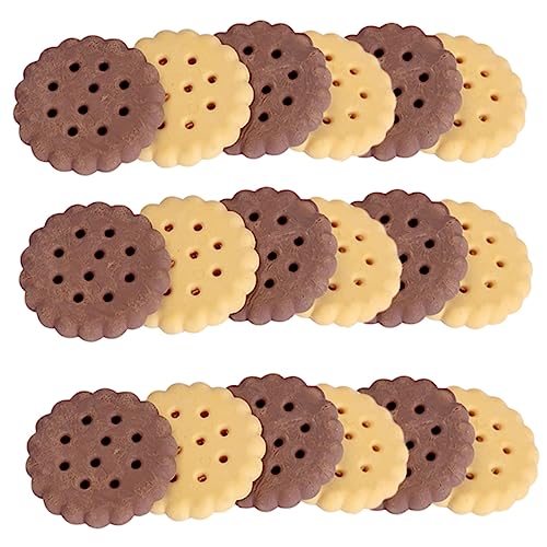 PHENOFICE 18 Stk Radiergummi Lernspielzeug Für Kinder Kinderkorb Kinder Essen Für Kinder Mini-radierer Körbe Für Kinder Tierisches Spielzeug Kinder Spielset Cookie-radierer von PHENOFICE