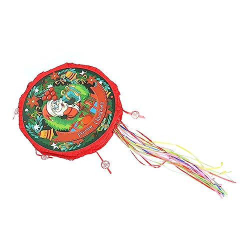 PHENOFICE 1stk Weihnachtspinata Outdoor-spielzeug Piñata Zerschmetterndes Spielzeug Kinderspielzeug Weihnachts-pinata-spielzeug Pinata-süßigkeitsspielzeug Weihnachts-piñata Colorful Papier von PHENOFICE