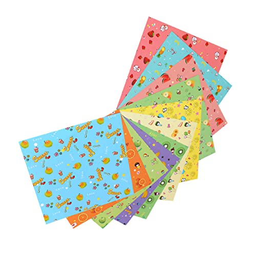 PHENOFICE 2 Blätter Origami DIY-Kits basteln für kinder farbiges Krepppapier quadratisches Papier Geschenkpapier bastelmaterial für kinder bastelsets für kinder Papiere falten Papierfalten von PHENOFICE