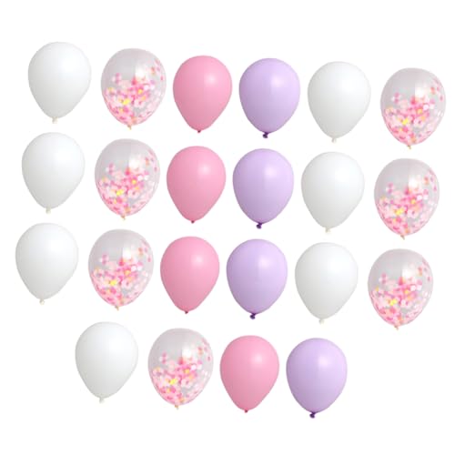 PHENOFICE 2 Sets 22 Stück Ballon Kucheneinsatz Kuchen Dekorativer Ballonaufsatz Hochzeitsballons Kuchenaufsätze Kuchendekorationen Ballon Kuchenaufsätze Cupcake Ballonaufsatz von PHENOFICE