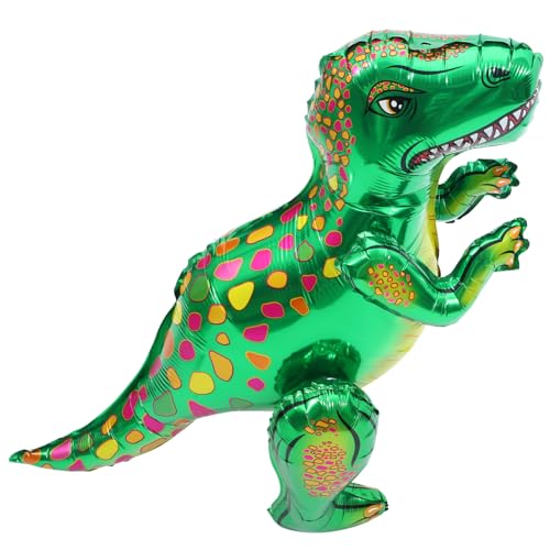 PHENOFICE 2 Stück Dinosaurier Folienballons Zum Zusammenbauen Tyrannosaurus Aluminiumballons Für Kindergeburtstag Party Deko Und Feiern Selbststehend Und Perfekt Für Dino Mottos von PHENOFICE