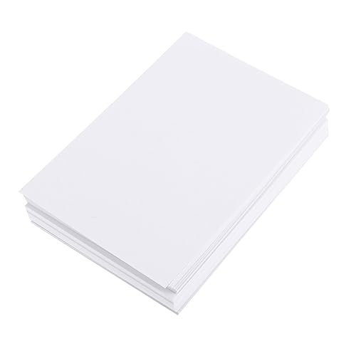 PHENOFICE 200 Blatt Weißes Aquarellpapier Weißes Staffeleipapier Skizzenpapier Zeichenpapier Kinder Malen Kraftpapier Tischstaffeleien Zum Malen Weißes Geschenkpapier Spiralskizzenbuch von PHENOFICE