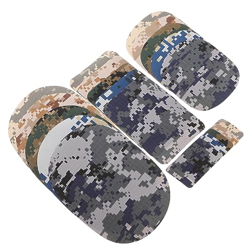 PHENOFICE 20St Tarnflecken Patches mit Tarnmuster Kleiderflicken reparieren bügel patches Kleidung Reparatur Patches Flicken für Outdoor-Kleidung Camouflage-Kleidungsflicken Polyester von PHENOFICE