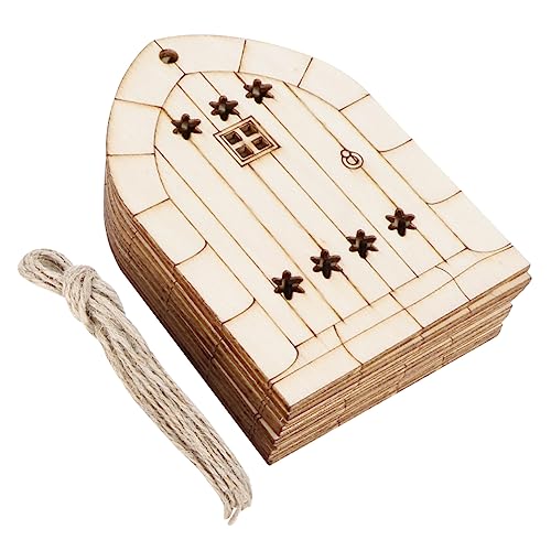 PHENOFICE 20st Anhänger Aus Holz Dekorativ Krippenschmuck Ornamente Partygeschenke Holzhandwerk Dekorationen Bambus von PHENOFICE