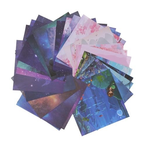 PHENOFICE 250 Stück Büttenpapier Origami Schulkinder Diy Papier Falt-origami Quadratisches Faltpapier Zum Selbermachen Glitzerndes Origami-papier Faltbares Origami-papier Diy-material von PHENOFICE