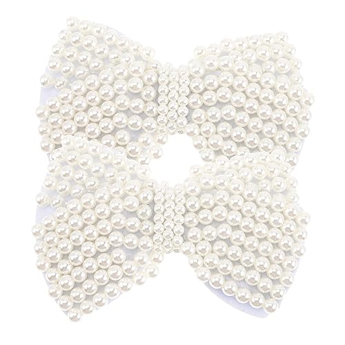 PHENOFICE 2St Perlenschnalle Perlenapplikation Perlenschmuck für Frauen Hochzeitsschleifen-Schuhclips Kleidungsstück Patches pearl beads Perlenaccessoires Flicken für Kleidung Schuhe Patches von PHENOFICE