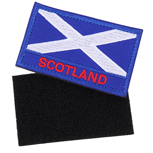 PHENOFICE 2St Schottischer Patch Schottland-Flagge-Design-Aufnäher gestickte Applikationen Außenflagge aufkleber kleine Kleiderflicken DIY Stoffpatches Nationalflaggenpatch Flecken Polyester von PHENOFICE