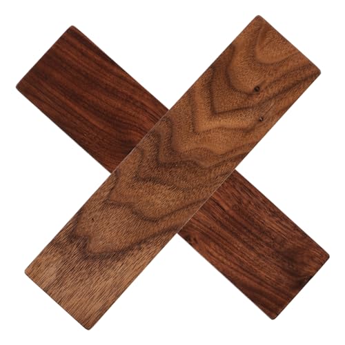 PHENOFICE 2St schwarzes Walnussholz holzbearbeitung Holzblock holzplatten holzschnitzerei Holzskulptur Schnitzklötze aus Holz Holzschnitzblöcke schnitzen Holz schnitzen hölzern Dark Brown von PHENOFICE