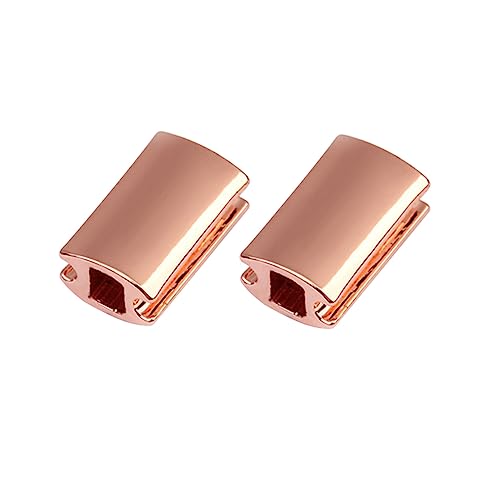 PHENOFICE 2st Perlen-kits Perlensets Abstandshalterperlen Zylinderperlen Abstandsperlen-anhänger Dekorative Abstandsperlen Zubehör Für Schmuckfunde Armband Abstandshalter Perlen Rose Gold von PHENOFICE