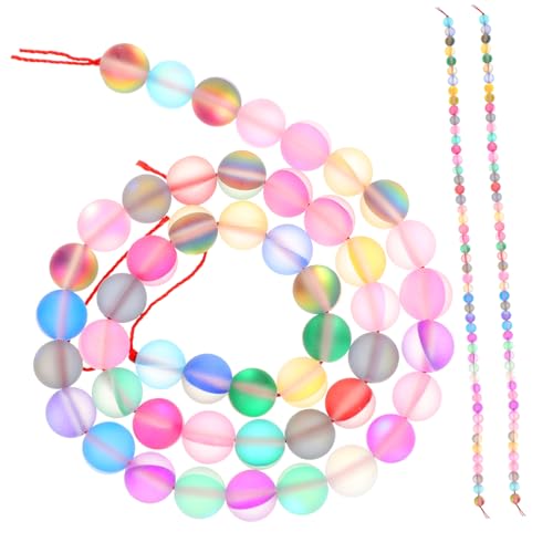 PHENOFICE 3 Saiten Glitzerperlen Perlen zum Basteln bunte Halskette kunststoffperlen bracelet beads Perlen zur Herstellung von Armbändern perlen für DIY haarschmuck künstlicher Kristall von PHENOFICE