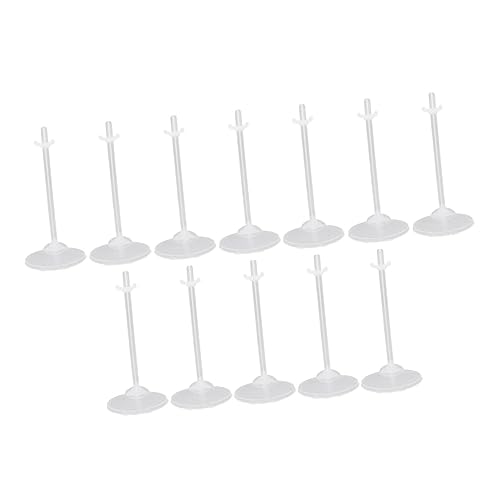 PHENOFICE 36St Puppe transparenter Ständer Mini-Puppenständer Mini-Zubehör Steht Abs Stand Puppet Holder Puppenständer für Figuren Puppenfigurenständer Halterung für Puppenständer Plastik von PHENOFICE