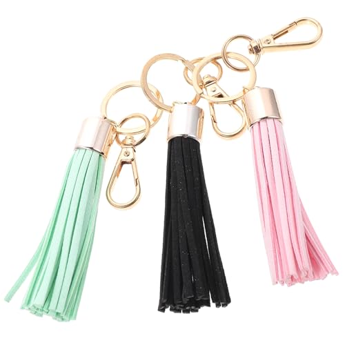 PHENOFICE 3St Schlüsselanhänger zum Aufhängen valtinstaggeschenke valetinstagsgeschenk keychain key chain Geldbeutel-Anhänger Quaste Schlüsselanhänger Anhänger Taschenanhänger zum Aufhängen von PHENOFICE