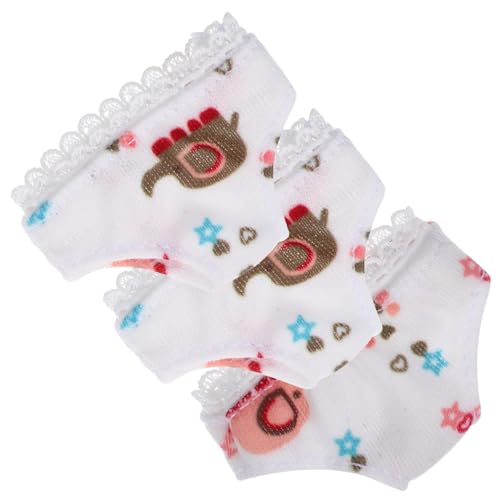 PHENOFICE 3St -Shorts puppenkleidung Puppen Kleidung Puppenunterwäsche doll Accessories Puppen-Unterwäsche-Set Puppen- -Requisiten Puppenhöschen-Accessoire Puppenzubehör Stoff von PHENOFICE