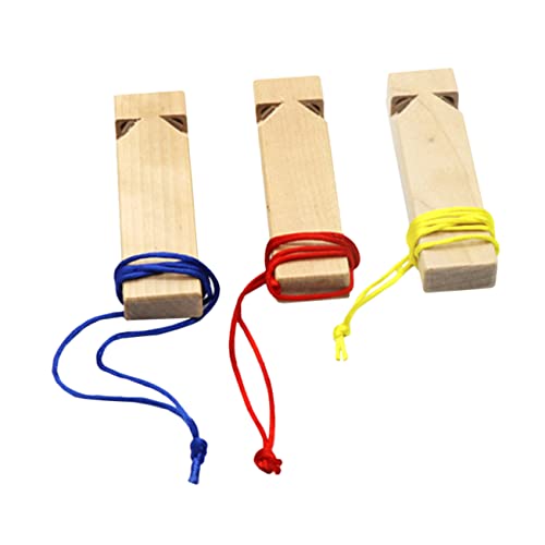 PHENOFICE 3st Zugpfeife Pfeifen Spielzeug Kreatives Pfeifenspielzeug Korb Für Kinder Musikinstrument Für Kinder Spielset Für Kinder Spielzeug Für Kinder Gefälligkeiten Kinderkorb Holz von PHENOFICE