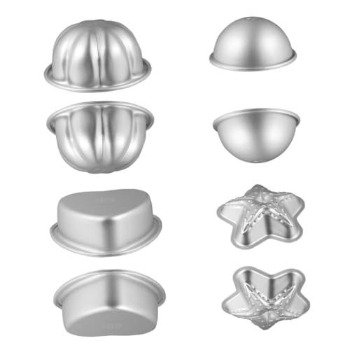 PHENOFICE 4 Satz Backform Für Badesalzkugeln Badebombenformen Aus Aluminiumlegierung Badebombenform Aus Aluminiumlegierung Formformen Für Badebomben Backformen Schimmel von PHENOFICE