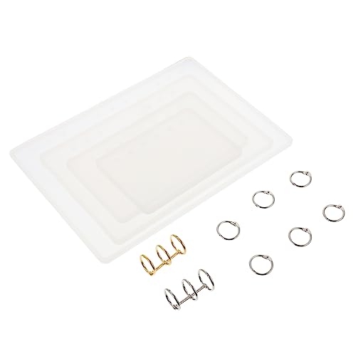 PHENOFICE 4 Stück Notebook-form Notizbuch Anpassen Handwerkliche Herstellung Von Formen Notebook-abdeckungsform Molde De Para Resina Epoxid-notizbuchformen Gießform Selber Machen Kieselgel von PHENOFICE