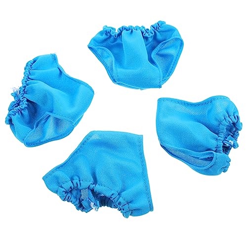 PHENOFICE 4 Stück Puppe verkleiden Zubehör Kleidung für wiedergeborene Babypuppen Puppenunterhose puppenkleidung puppenspielzeug Zubehör für Spielzeugpuppen Mini-Höschen Stoff Sky-Blue von PHENOFICE