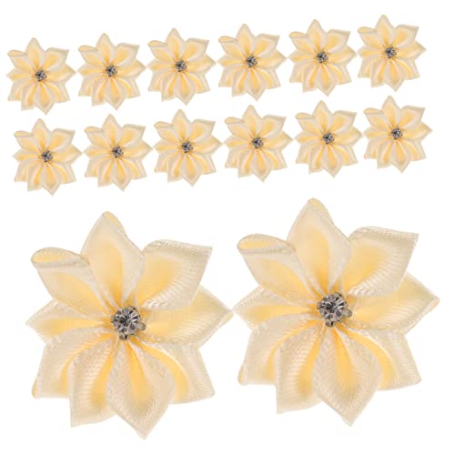 PHENOFICE 50 Stück Diamant Blüten, Hut Blumen Zum Basteln, Schal Blumendekor, Haarnadel Anhänger, DIY Flicken, Haarspangen, Zubehör, Applikationsflicken, Blumenflicken, von PHENOFICE