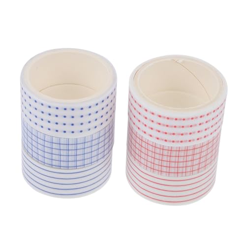 PHENOFICE 6 Rollen Klebeband Planer Abdeckband schöne Aufkleber für die Dekoration farbige Aufkleber washi tape breit the washi tape Aufkleber für Geschenkverpackungen Partyzubehör Papier von PHENOFICE