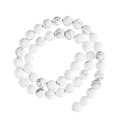 PHENOFICE 65st Armband Zubehör Weißer Schmuck Perlen Für Schmuck Kinderperlen Edelstein-abstandsperlen Türkise Lose Perlen Runde Perle Weiße Kiefernperlen Perlen Masse Für Halskette Magnesit von PHENOFICE