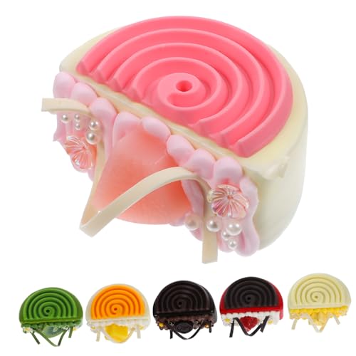 PHENOFICE 6Pcs Mousse Kuchen Dessert Tischfotografie Requisiten Möbeldekoration Simulation Handwerk Ornamente Kuchen Modell Kuchen Lebensmittelmodelle Shop Accessoire Artificial Cake von PHENOFICE