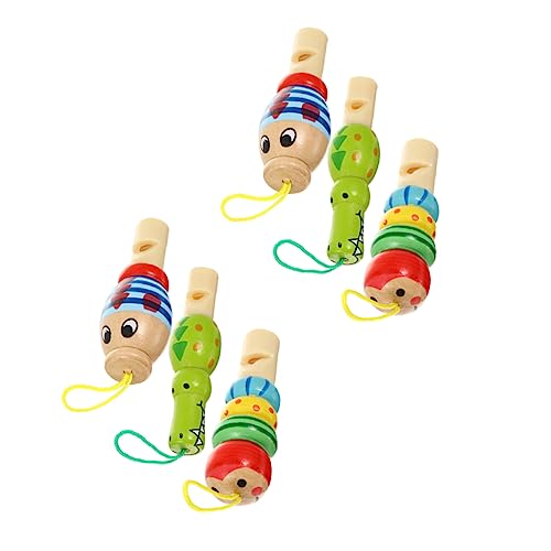 PHENOFICE 6St Tier kleine Pfeife Spielzeug für Kleinkinder Kinderspielzeug Kinderpfeife Spielzeug animal toys tier spielzeug Kinder pfeifen Spielzeug Tierisches Pfeifenspielzeug hölzern von PHENOFICE