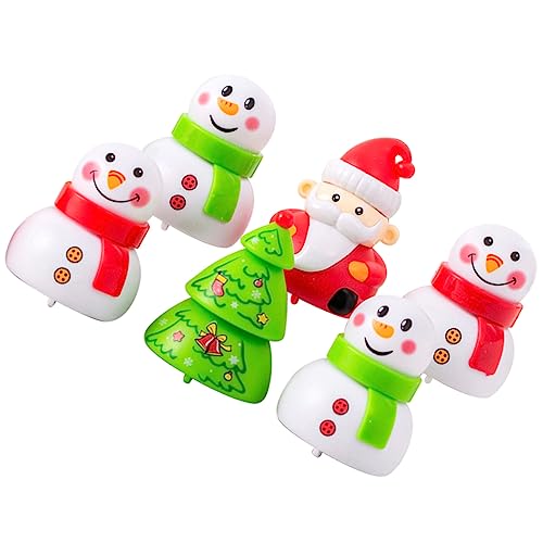 PHENOFICE 6st Weihnachtszugwagen Weihnachtsparty Liefert Weihnachtsauto Zurückziehen Kinder Spielset Partygeschenk Für Kinder Weihnachtsspielzeug Zurückziehen Weihnachts-piñata-füller Abs von PHENOFICE