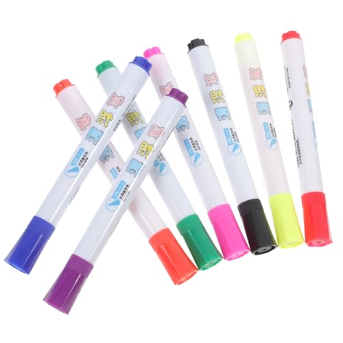 PHENOFICE 8st Schwebender Stift Abwischbare Whiteboard-marker Farbpinsel Abwaschbare Farbe Schwarze Markierungsstifte Pinsel Für Kinder Wassermalstift Kinder Malen Stifte Farbmarker Plastik von PHENOFICE