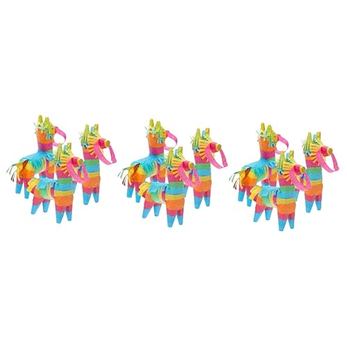 PHENOFICE 9 Stk Mexikanische Piñata Geburtstag Piñata Geburtstagsfeier Piñata tierisches Spielzeug wandverkleidung wand polsterung Cinco de Mayo Pinata Cinco de Mayo Partybevorzugung Papier von PHENOFICE