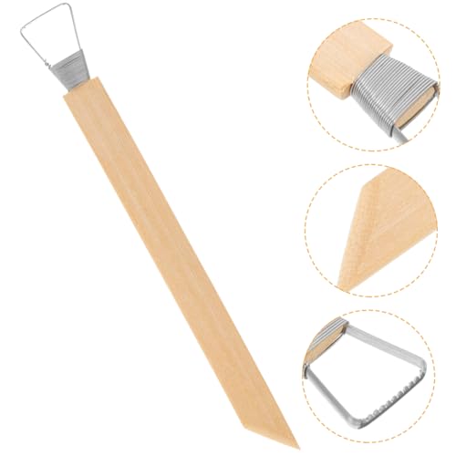 PHENOFICE Bambusschaber Ton Modelliermasse Bildhauerwerkzeuge luftgetrockneter Lehmbausatz Töpferschaber clay tools pottery tools Bildhauerei liefert Modellierungswerkzeuge Metall von PHENOFICE