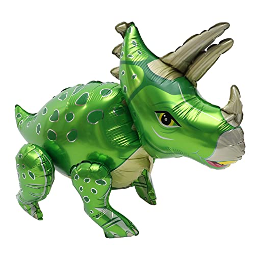 PHENOFICE Dinosaurier-Ballon kinder party kinderparty wasserballon Kinderfest weihnchtsdeko 3D-Ballons kreativer Ballon aufblasbare Ballons Party-Dekorationsballons Aluminiumfolie Green von PHENOFICE