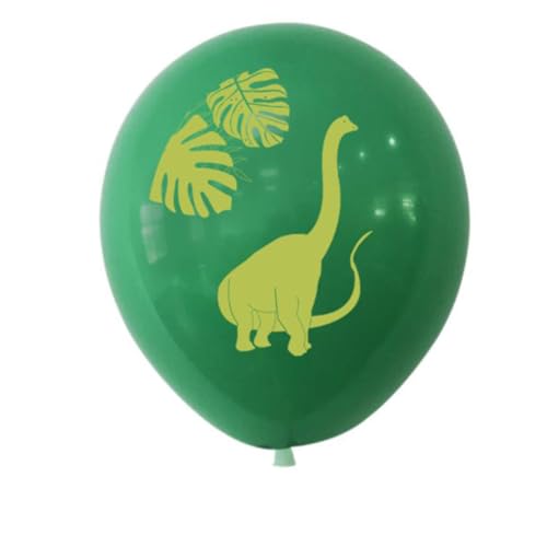 PHENOFICE Geburtstag Luftballons Ballons bedrucken Themenballons Bankettdekorationen Luftballons für Geburtstagsfeiern Partydekorationen deckenverkleidung dino ballon Latexballons Green von PHENOFICE