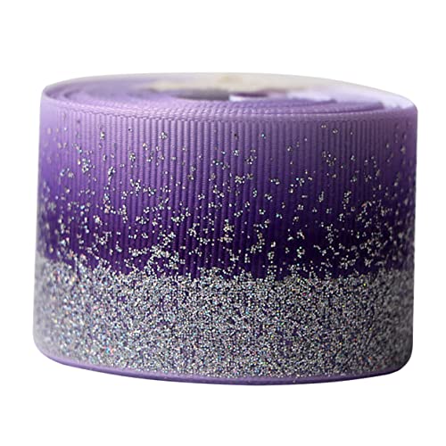 PHENOFICE Gurtband mit Farbverlauf Grosgrain-Stoff weißes Spitzenbänder verschönern weißes Ripsband geschenkband seidenband Hochzeitsbänder Farbverlaufsbänder Polyester Violett von PHENOFICE