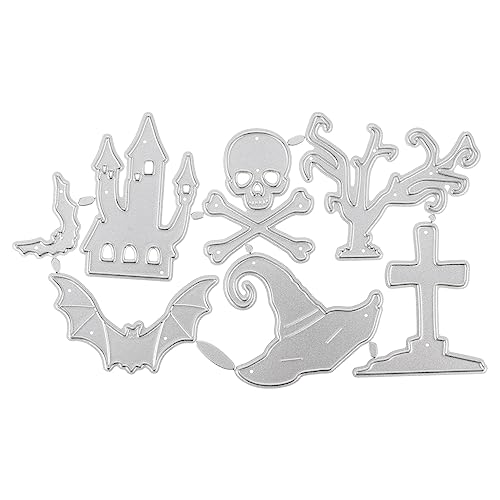 PHENOFICE Halloween gestanzt Festival-Stanzformen Stempel DIY Stanzform Halloween-Stanzteile halloween theme halloween dekoration Stanzformen Dekor Stanzform Kohlenstoffstahl Silver von PHENOFICE