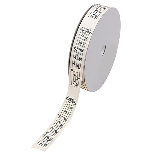 PHENOFICE Hinweis Geprägtes Gurtband DIY Kopfschmuckband Wickelband Weihnachtsband Weißes Band Dekoratives Bastelband Band Für Bänder Zum Basteln Festival Polyester von PHENOFICE