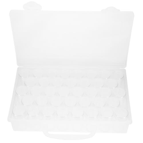 PHENOFICE Kasten Transparente Perlenbox klare Mülleimer Phiole kleine Organizer-Behälter Ablage aufbewahrungskorb lagercontainer Handwerksorganisator Snack-Organizer für Reisen Plastik von PHENOFICE