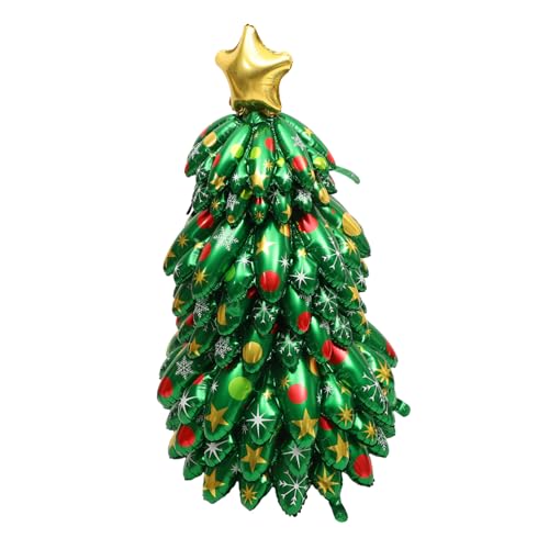 PHENOFICE Künstlicher Weihnachtsbaum Aufblasbar Dekorationen Weihnachten Weihnachtsbaum Ballon Weihnachtsbaum-requisite Außerhalb Weihnachtsbeleuchtung Christbaumschmuck Aluminiumfolie Green von PHENOFICE