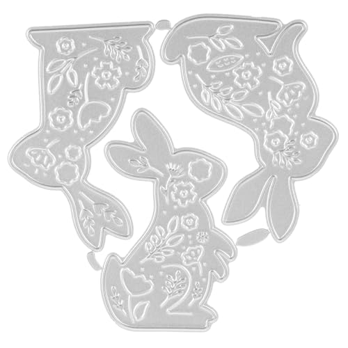 PHENOFICE Ostern sterben sterben gestanzte Form dekorative Stanzformen Scrapbooking stirbt handwerk schneiden sterben Stanzformen für Papierhandwerk Prägemappen Kohlenstoffstahl Silver von PHENOFICE