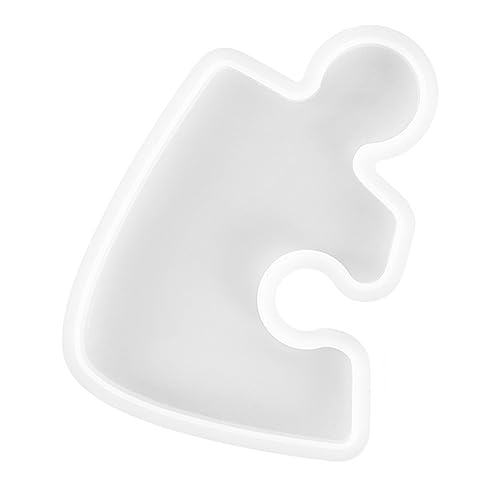 PHENOFICE Puzzle-untersetzerform Cup-pad-form Gießformen Für Untersetzer Tassenmattenform Selber Machen Untersetzerform Selber Machen Untersetzer, Der Form Herstellt Schmucktablett Kieselgel von PHENOFICE