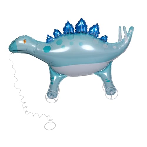 PHENOFICE Selbststehender Dinosaurier-ballon, Niedliche Aufblasbare Stegosaurus-ballons, Lustiges Tier Mit Rädern Für Dinosaurier-motto-partydekorationen Für Jungen Und Mädchen von PHENOFICE