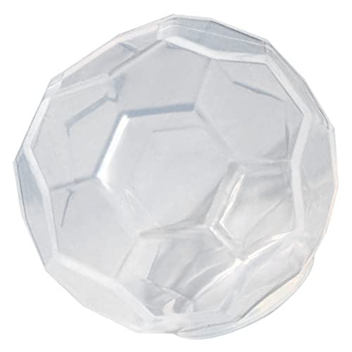 PHENOFICE Silikonform bastelmaterial bastel materialien giesform soufleförmchen DIY Hexagon Ball Handwerk Form Orb Kugelformen sechseckige Kugelform Epoxid-Silikon-Gießform Kieselgel Weiß von PHENOFICE